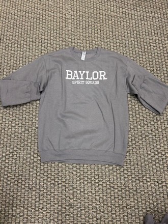 Baylor Spirit Gray Crewneck