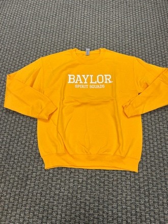 Baylor Spirit Gold Crewneck